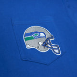 Seattle Seahawks NFL Premium Pocket T-Shirt Mitchell and Ness