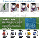 Floating football helmet