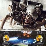 Floating football helmet
