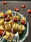 Finger food skewers - American Football party decoration (30 pieces) - 9cm