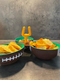 Combination snack bowl - football - superbowl decoration