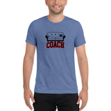 Sofa Coach - Triblend T-Shirt - Red Block